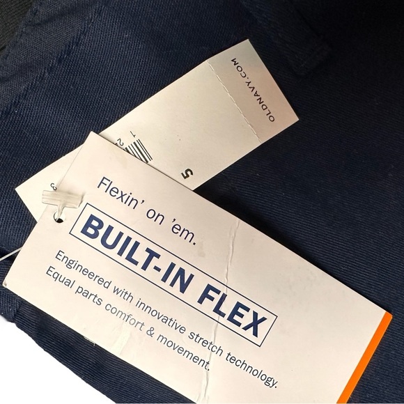 Navy Blue Jogger Style Chinos - Picture 5 of 5